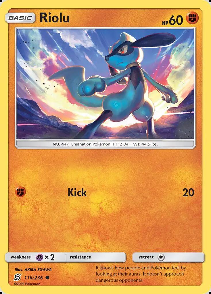 Image of Riolu Unified Minds (UNM) #116