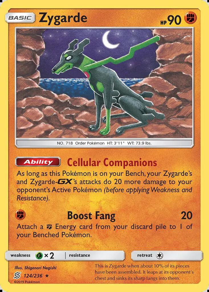 Image of Zygarde Unified Minds (UNM) #124
