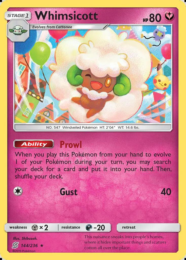 Image of Whimsicott Unified Minds (UNM) #144