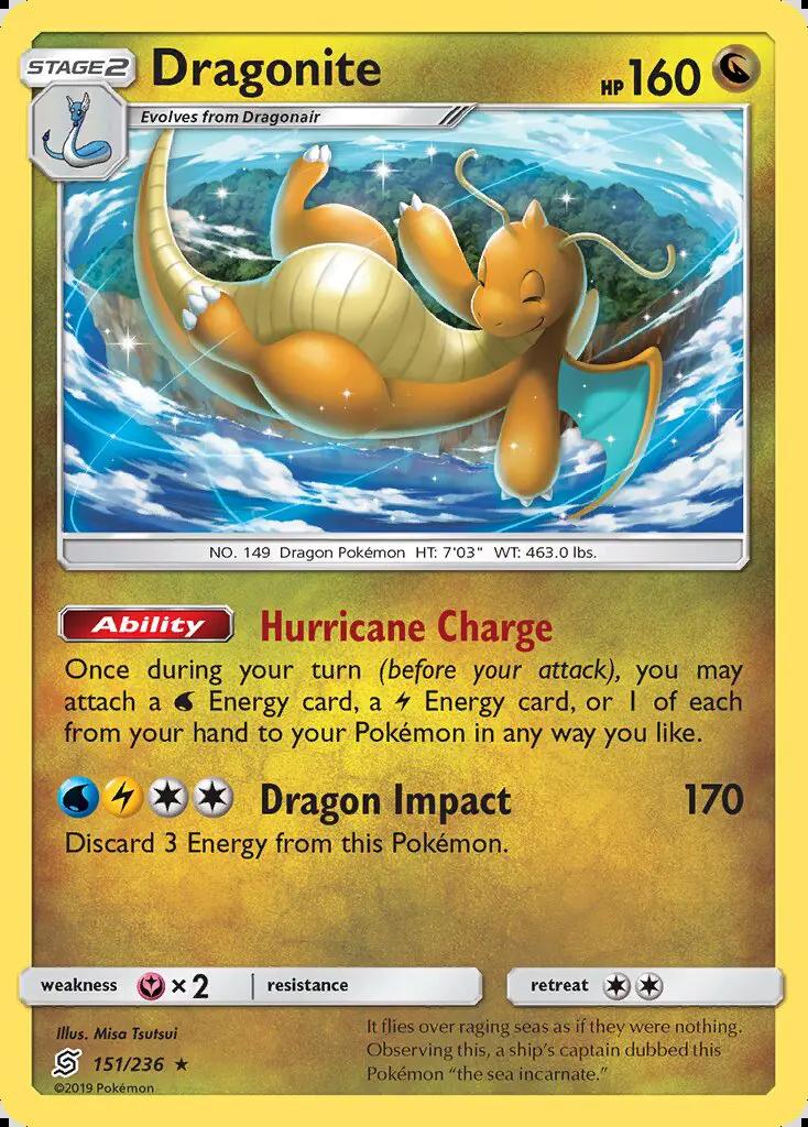 Image of Dragonite Unified Minds (UNM) #151