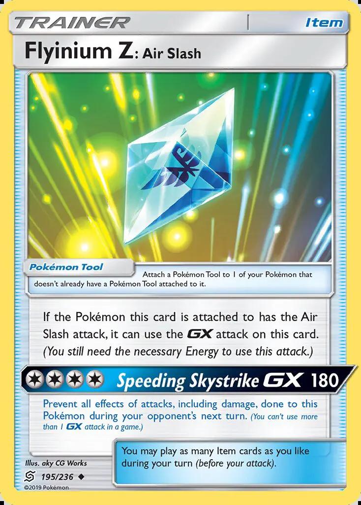 Image of Flyinium Z: Air Slash Unified Minds (UNM) #195