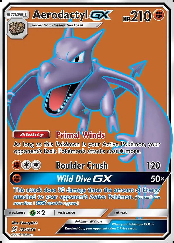 Image of Aerodactyl-GX Unified Minds (UNM) #224