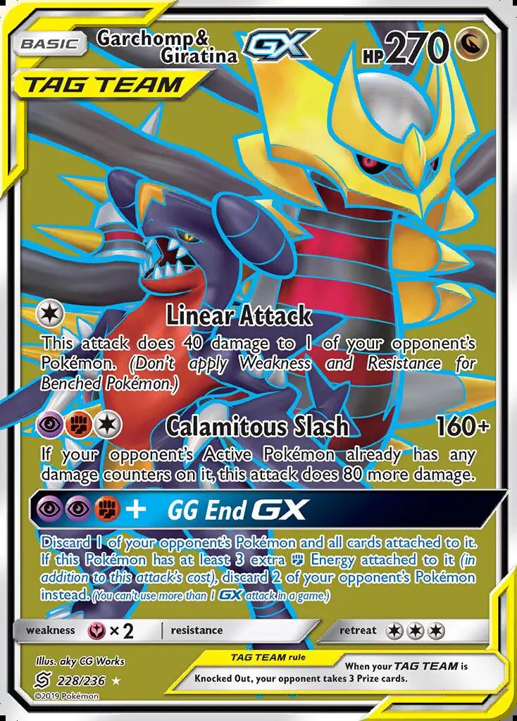Image of Garchomp and Giratina-GX Unified Minds (UNM) #228