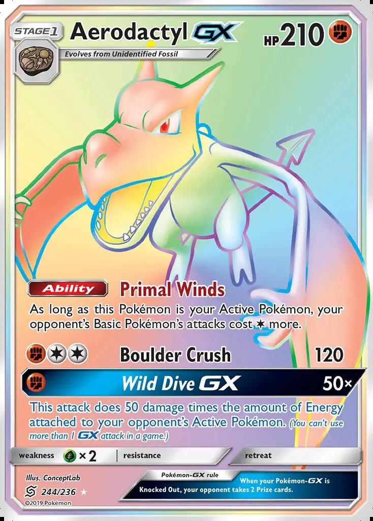 Image of Aerodactyl-GX Unified Minds (UNM) #244