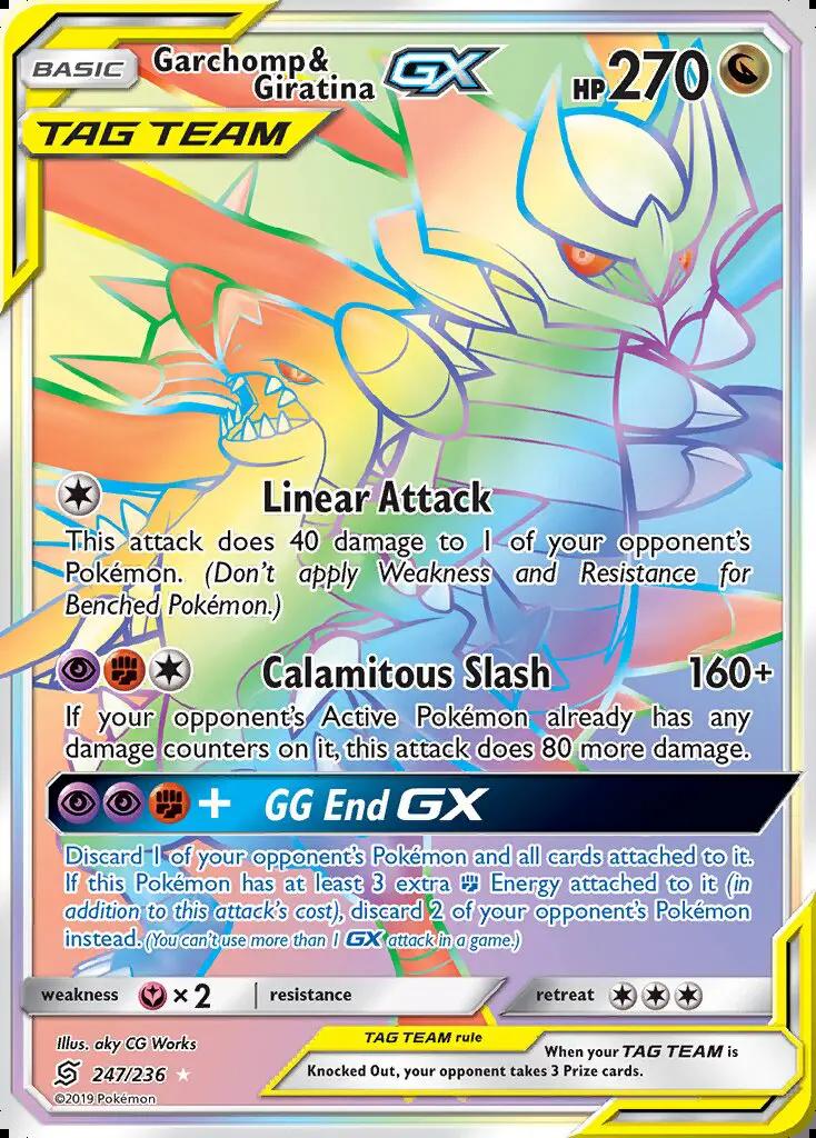 Image of Garchomp and Giratina-GX Unified Minds (UNM) #247