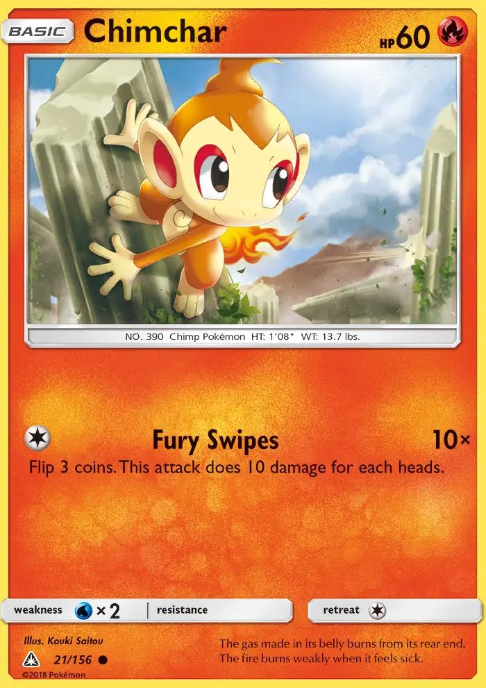 Image of Chimchar Ultra Prism (UPR) #21