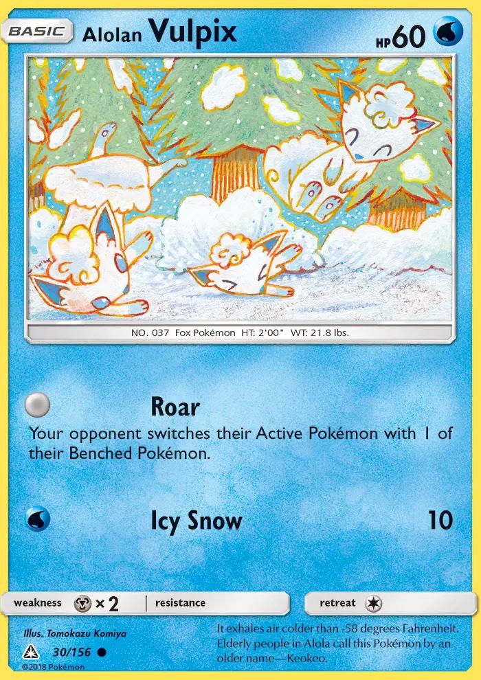 Image of Alolan Vulpix Ultra Prism (UPR) #30