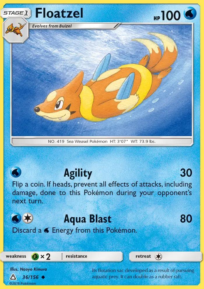 Image of Floatzel Ultra Prism (UPR) #36