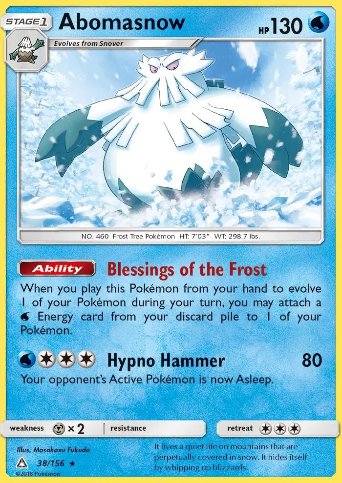 Image of Abomasnow Ultra Prism (UPR) #38