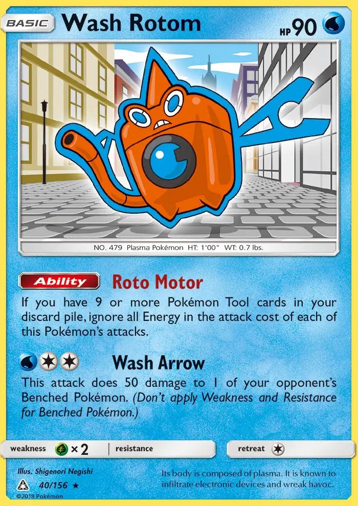 Image of Wash Rotom Ultra Prism (UPR) #40