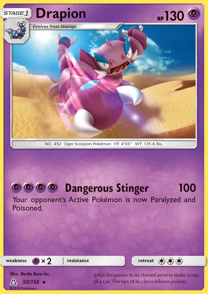 Image of Drapion Ultra Prism (UPR) #55