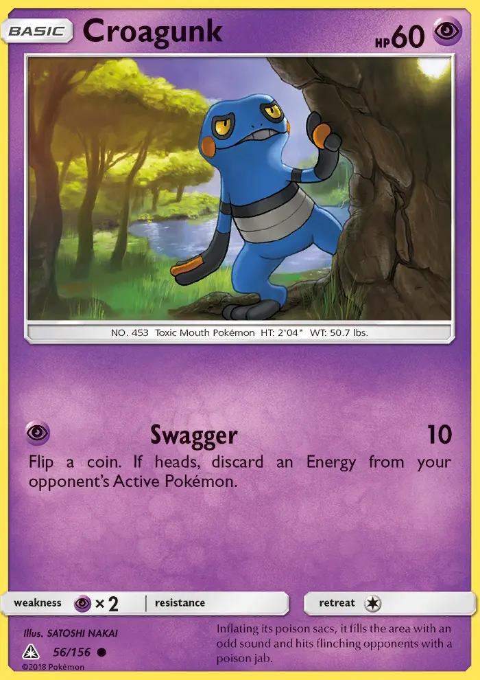 Image of Croagunk Ultra Prism (UPR) #56