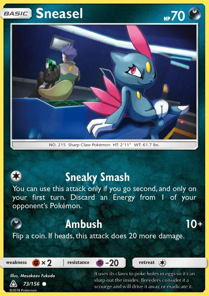 Image of Sneasel Ultra Prism (UPR) #73