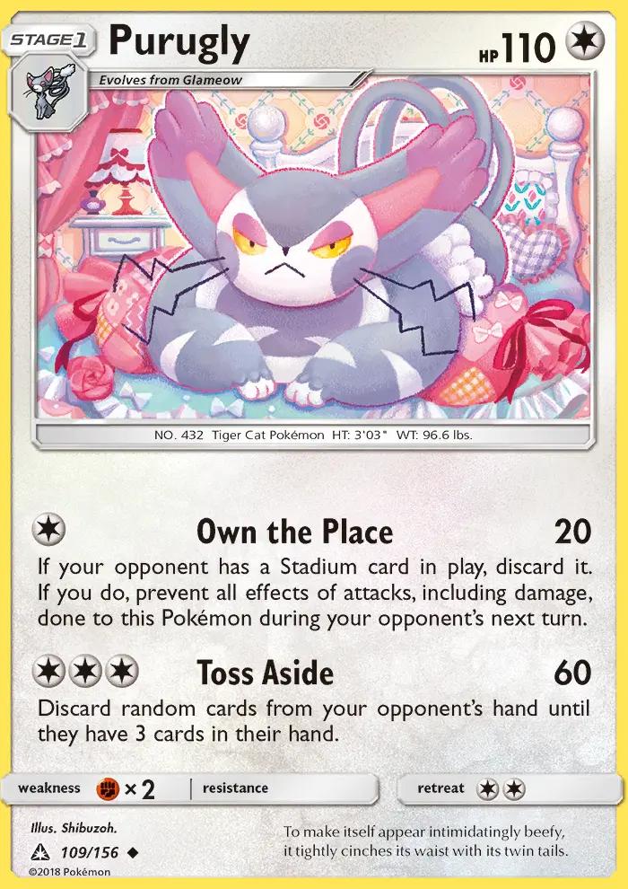 Image of Purugly Ultra Prism (UPR) #109