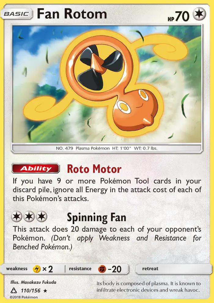Image of Fan Rotom Ultra Prism (UPR) #110