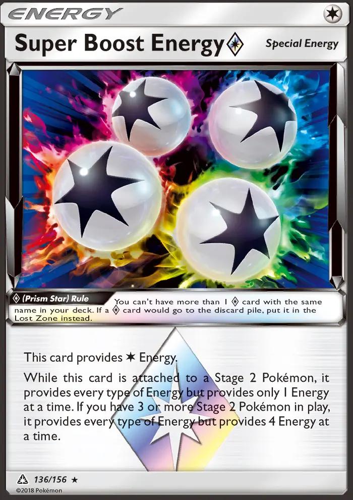 Image of Super Boost Energy Prism Star Ultra Prism (UPR) #136