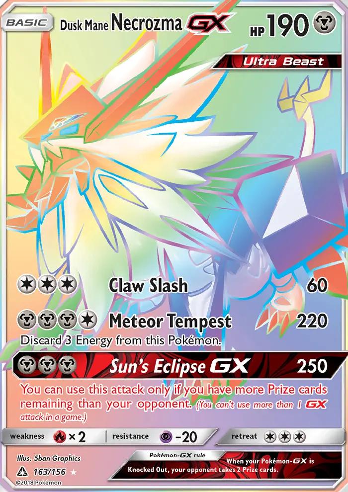 Image of Dusk Mane Necrozma-GX Ultra Prism (UPR) #163