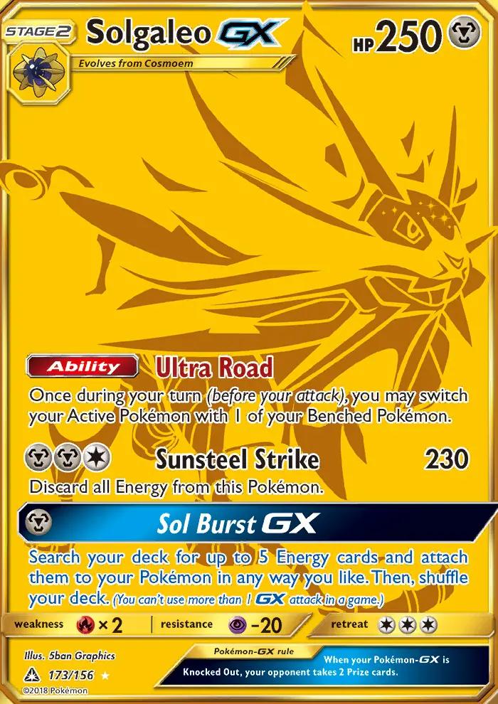Image of Solgaleo-GX Ultra Prism (UPR) #173