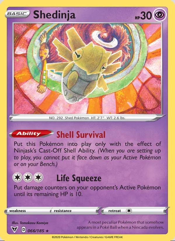 Image of Shedinja Vivid Voltage (VIV) #066