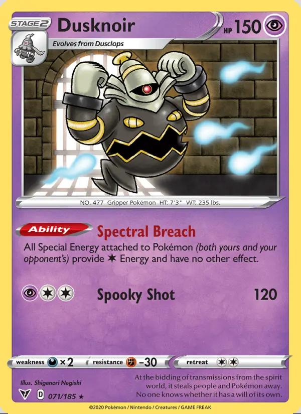 Image of Dusknoir Vivid Voltage (VIV) #071