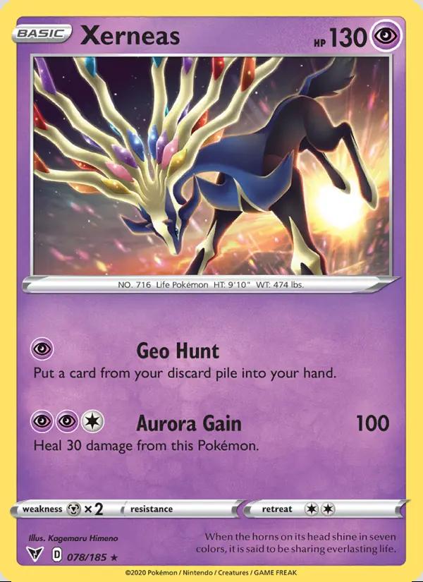 Image of Xerneas Vivid Voltage (VIV) #078