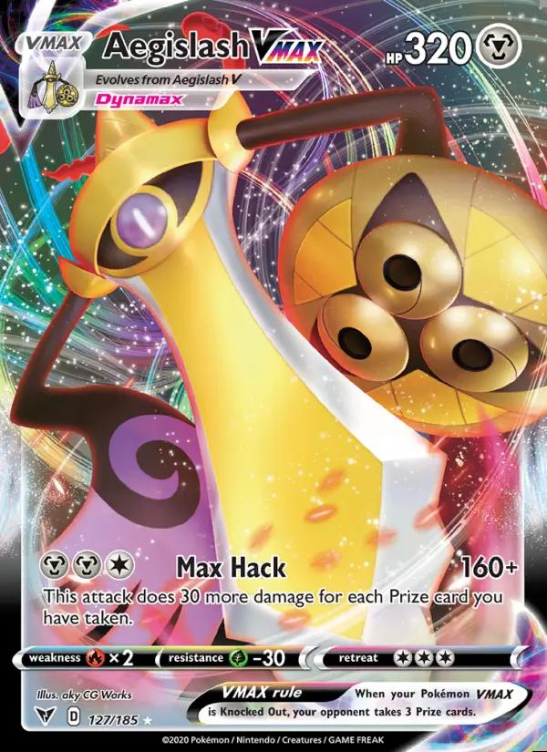 Image of Aegislash VMAX Vivid Voltage (VIV) #127