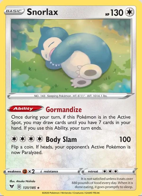 Image of Snorlax Vivid Voltage (VIV) #131