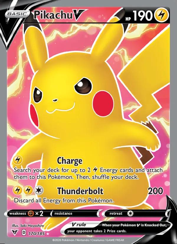 Image of Pikachu V Vivid Voltage (VIV) #170