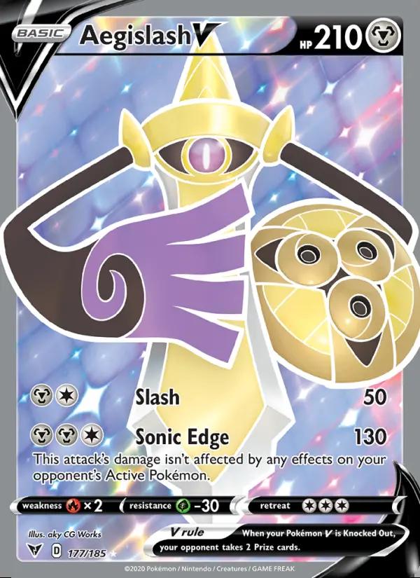 Image of Aegislash V Vivid Voltage (VIV) #177