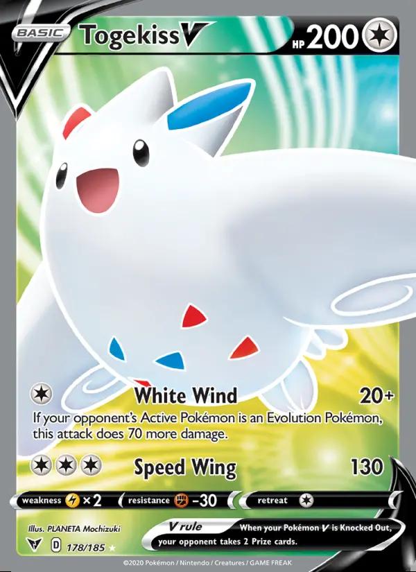 Image of Togekiss V Vivid Voltage (VIV) #178