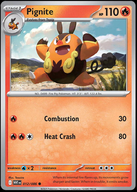 Image of Pignite White Flare (WHT) #12