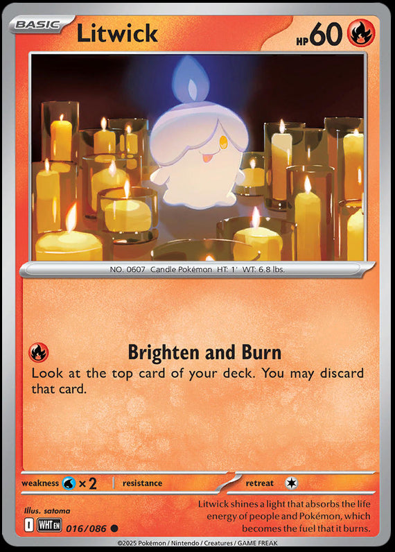 Image of Litwick White Flare (WHT) #16