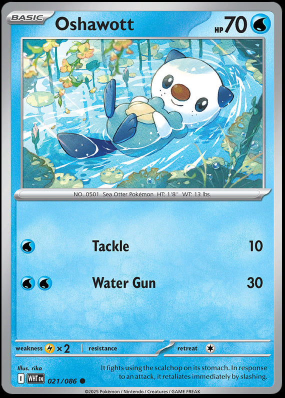 Image of Oshawott White Flare (WHT) #21
