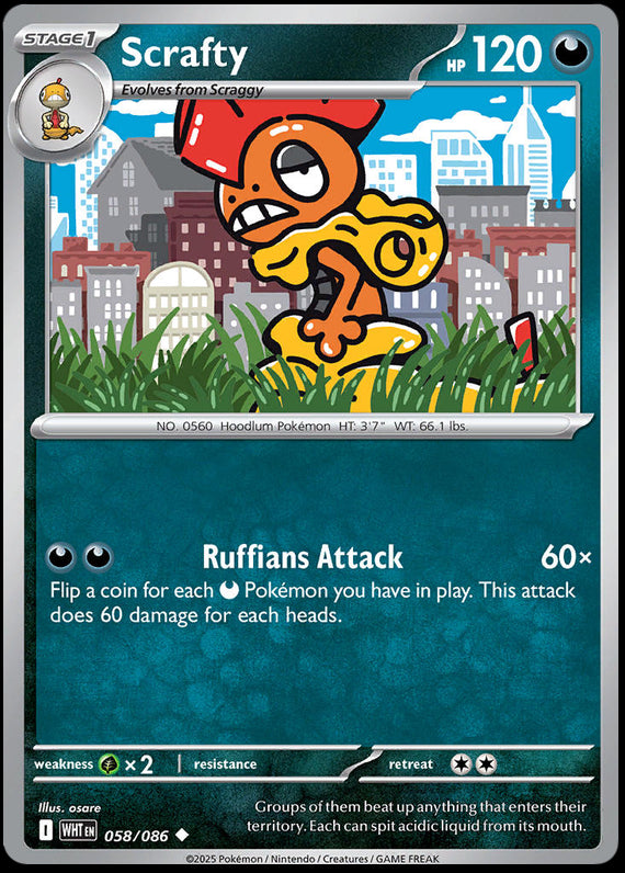 Image of Scrafty White Flare (WHT) #58