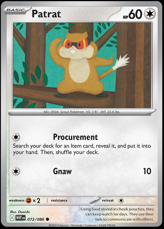 Image of Patrat White Flare (WHT) #72