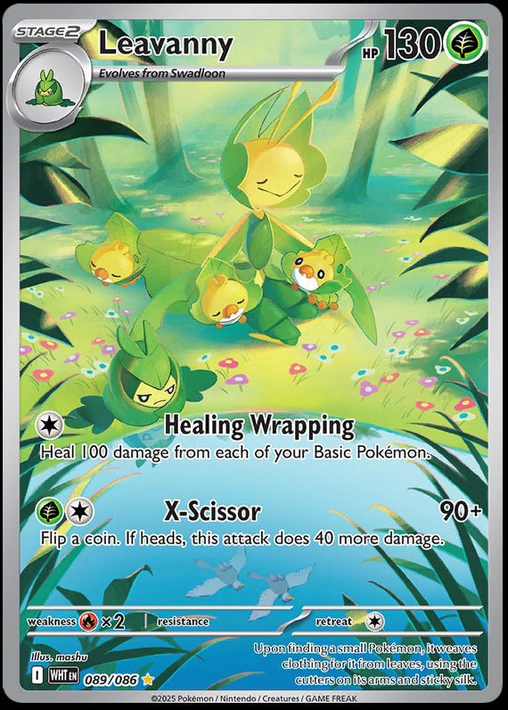 Image of Leavanny White Flare (WHT) #89