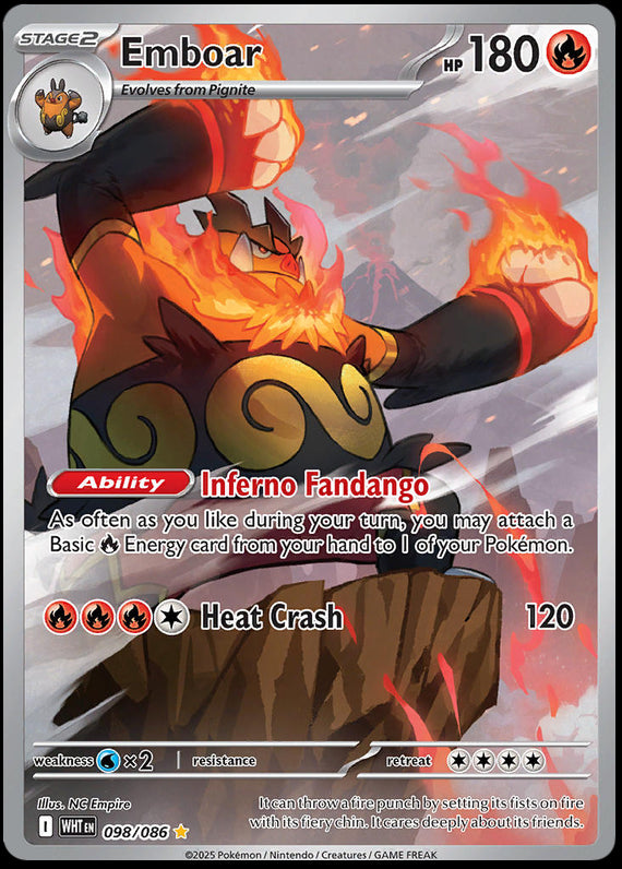 Image of Emboar White Flare (WHT) #98
