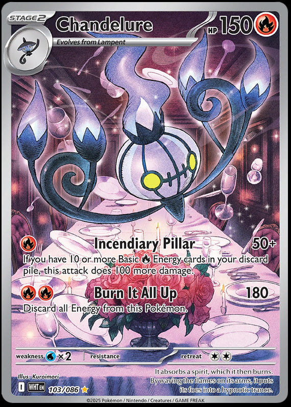 Image of Chandelure White Flare (WHT) #103
