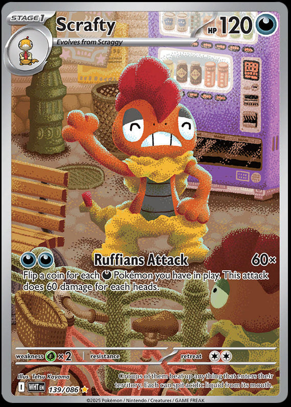 Image of Scrafty White Flare (WHT) #139