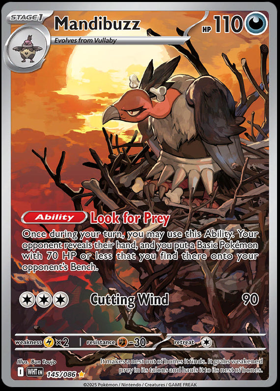 Image of Mandibuzz White Flare (WHT) #145