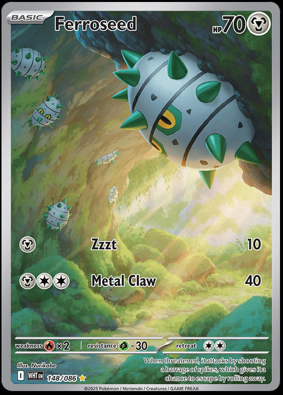 Image of Ferroseed White Flare (WHT) #148