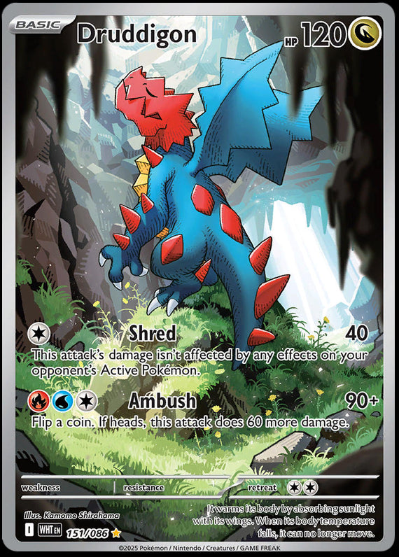 Image of Druddigon White Flare (WHT) #151