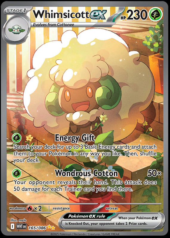 Image of Whimsicott ex White Flare (WHT) #165