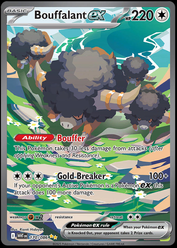 Image of Bouffalant ex White Flare (WHT) #170