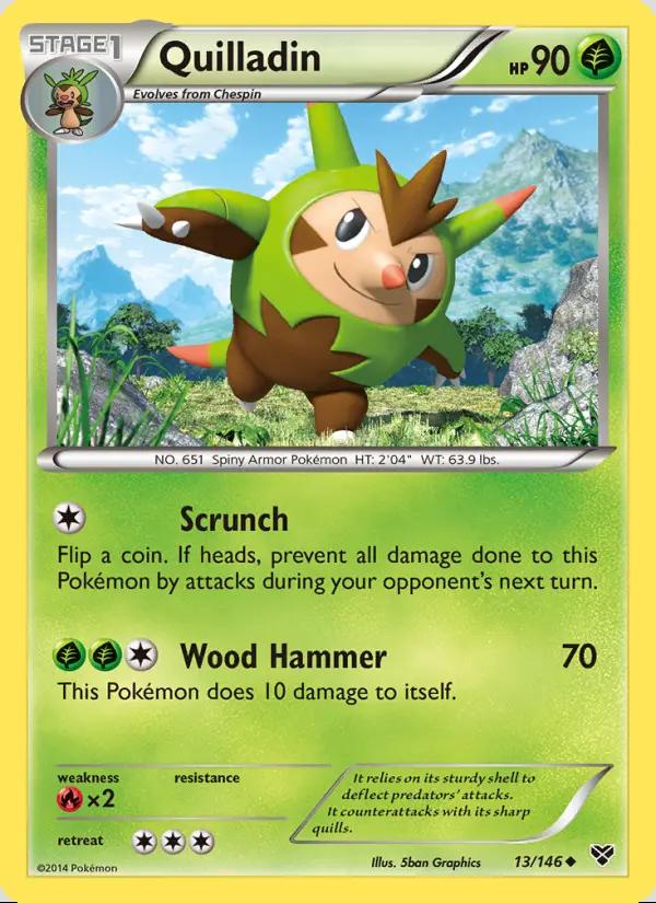 Image of Quilladin XY (XY) #13