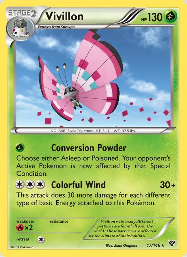 Image of Vivillon XY (XY) #17
