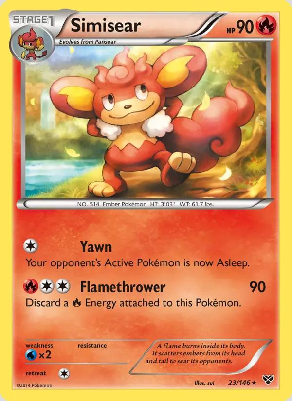 Image of Simisear XY (XY) #23