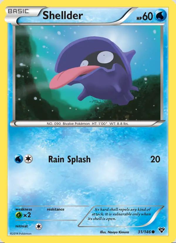 Image of Shellder XY (XY) #31