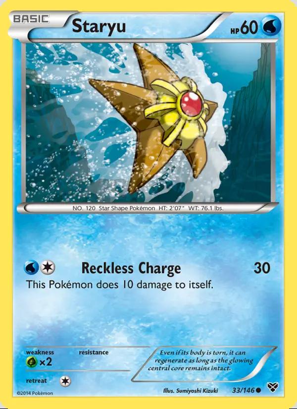 Image of Staryu XY (XY) #33