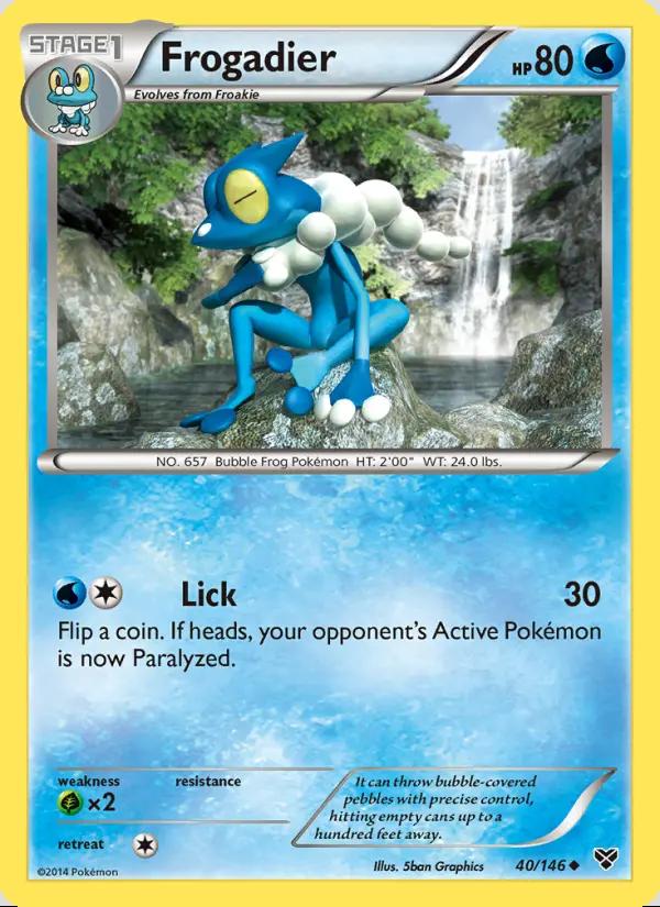 Image of Frogadier XY (XY) #40